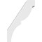 Ekena Millwork 3-in. W x 8-in. D x 12-in. H Valencia Architectural Grade PVC Knee Brace BRCP03X08X12VAL - alternate 6